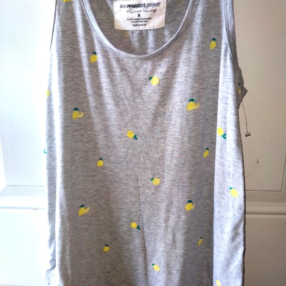 The sweetheart project lemon tank top